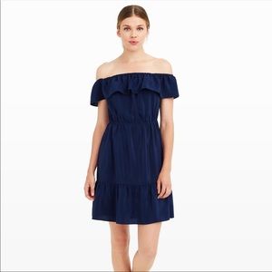 Club Monaco Adeva Silk Off-Shoulder Dress | Size 6